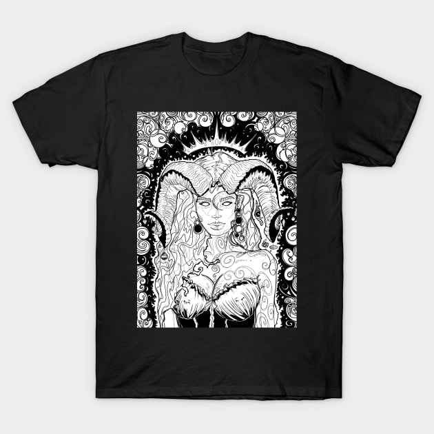 Demon princess T-Shirt by paintchips